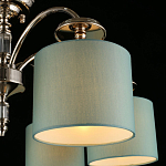 Люстра потолочная Nikoletta с бирюзовым плафоном варинант исполнения - 4 | Loft Concept в Костроме