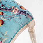 Стул из массива бука с изображением птиц и цветов Turquoise Beige Chinoiserie Garden Chair варинант исполнения - 4 | Loft Concept в Костроме