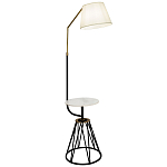 Торшер с абажуром и приставным столом Ottavio Lighting and Furniture Floor Lamp варинант исполнения - 1 | Loft Concept в Костроме