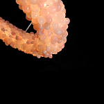 Люстра кольцевая с частичками натурального горного хрусталя Crystal Shimmer варинант исполнения - 4 | Loft Concept в Костроме