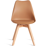 Стул с мягким сиденьем Arvika Latte варинант исполнения - 5 | Loft Concept в Костроме