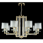 Люстра с 8-ю цилиндрическими плафонами из стекла Laurent варинант исполнения - 3 | Loft Concept в Костроме