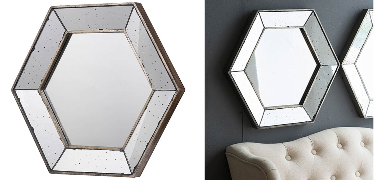 Зеркало Hexagonal Mirror Зеркало Hexagonal Mirror - Loft-Concept в Костроме
