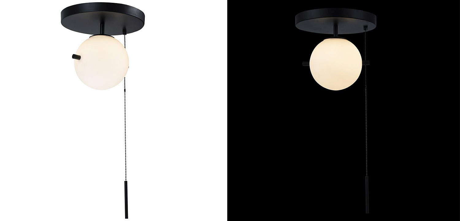 Потолочный светильник Alston black Потолочный светильник Alston black - Loft-Concept в Костроме