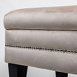 Мягкая банкетка с зоной для хранения Casket Beige варинант исполнения - 3 | Loft Concept в Костроме