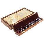 Нарды настольные из натурального камня лазурит и долерит Backgammon from Stone варинант исполнения - 4 | Loft Concept в Костроме