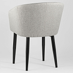 Мягкое кресло на металлических ножках Shaggy Grey варинант исполнения - 5 | Loft Concept в Костроме