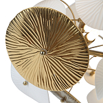 Люстра с белыми и золотистыми цветами Dahlia Flowers Lamp варинант исполнения - 6 | Loft Concept в Костроме