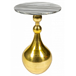 Кофейный столик с мраморной столешницей Sleeve Arabia варинант исполнения - 1 | Loft Concept в Костроме