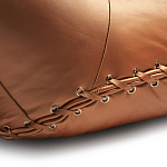 Дизайнерское кожаное кресло в форме руки Poltronova Joe Gold  Armchair варинант исполнения - 9 | Loft Concept в Костроме