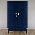 Платяной шкаф Elsa Dreams Blue с 2-мя фасадами варинант исполнения - 5 | Loft Concept в Костроме