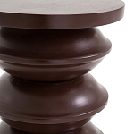 Фигурный приставной столик бордового цвета  AMORPHOUS варинант исполнения - 3 | Loft Concept в Костроме