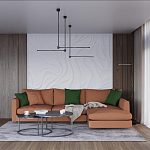 Торшер черного цвета с круглым основанием и вытянутым поворотным плафоном Trumpet tube варинант исполнения - 4 | Loft Concept в Костроме