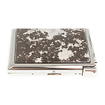 Портсигар на 20 сигарет с газовой зажигалкой из натурального камня Флогопит Stone Cigarettes Cases варинант исполнения - 2 | Loft Concept в Костроме