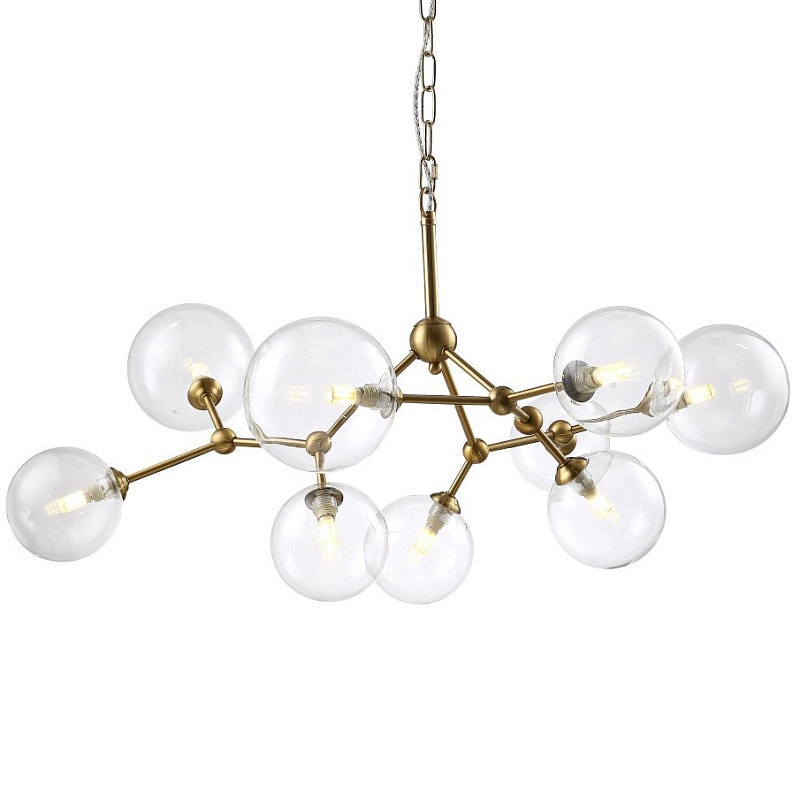 Люстра Gallotti & Radice Branches 9 Бронза Прозрачное Стекло Люстра Gallotti & Radice Branches 9 Бронза Прозрачное Стекло в Костроме | Loft Concept