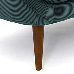 Трехместный диван с обивкой из велюра Belanger Sofa варинант исполнения - 5 | Loft Concept в Костроме