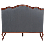 Диван двухместный из натурального бука цвета антрацит Solid Luxury варинант исполнения - 2 | Loft Concept в Костроме