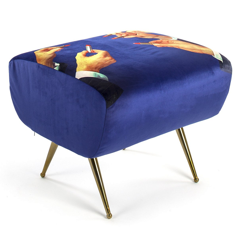 Оттоманка Seletti Pouf Lipsticks Фиолетовый Латунь Оттоманка Seletti Pouf Lipsticks Фиолетовый Латунь в Костроме | Loft Concept