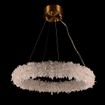 Люстра круглая с натуральным горным хрусталем Crystal Shimmer варинант исполнения - 3 | Loft Concept в Костроме