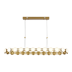 Люстра овальная с круглыми светодиодными источниками света Maxine Light варинант исполнения - 4 | Loft Concept в Костроме