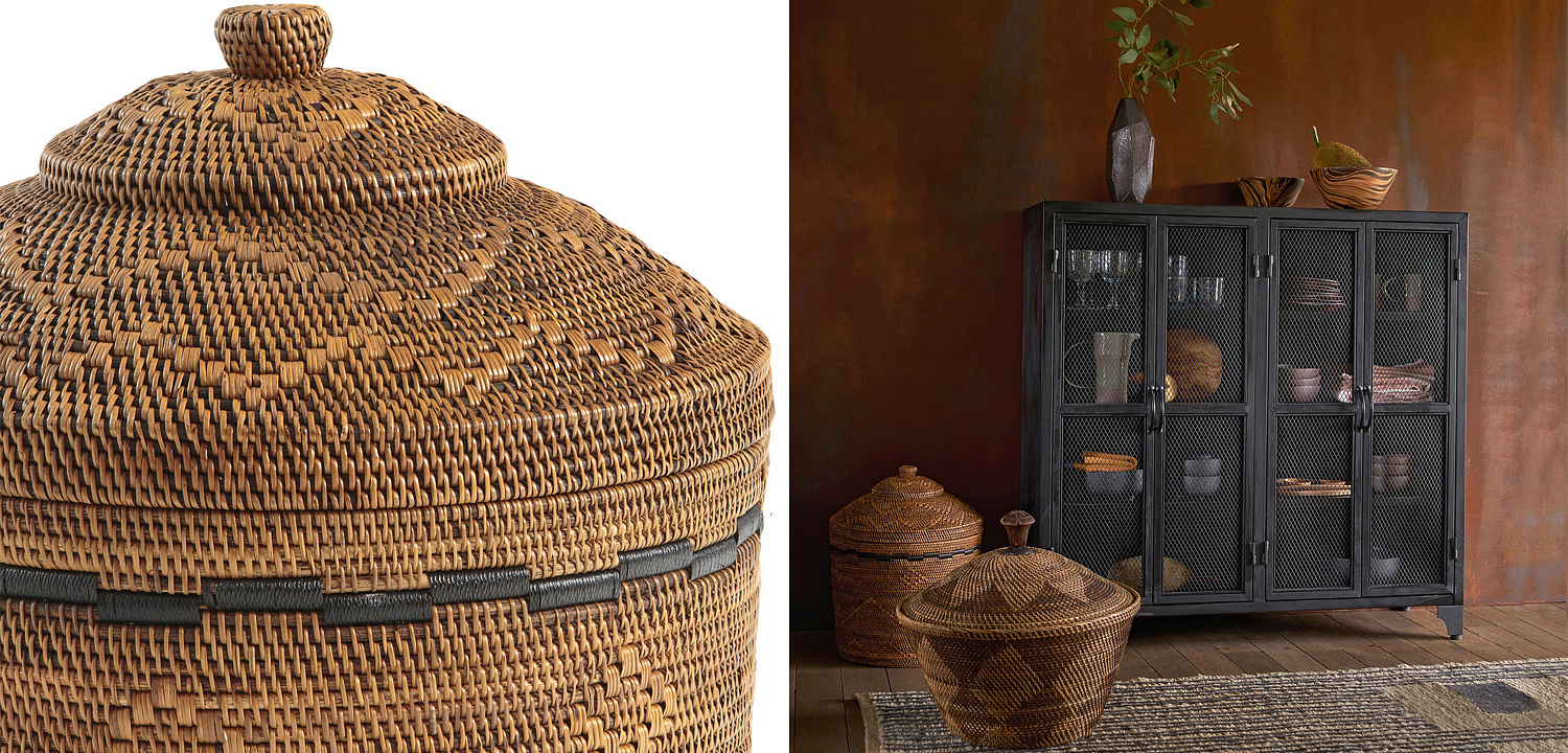 Корзина Wicker bamboo and rattan Корзина Wicker bamboo and rattan - Loft-Concept в Костроме