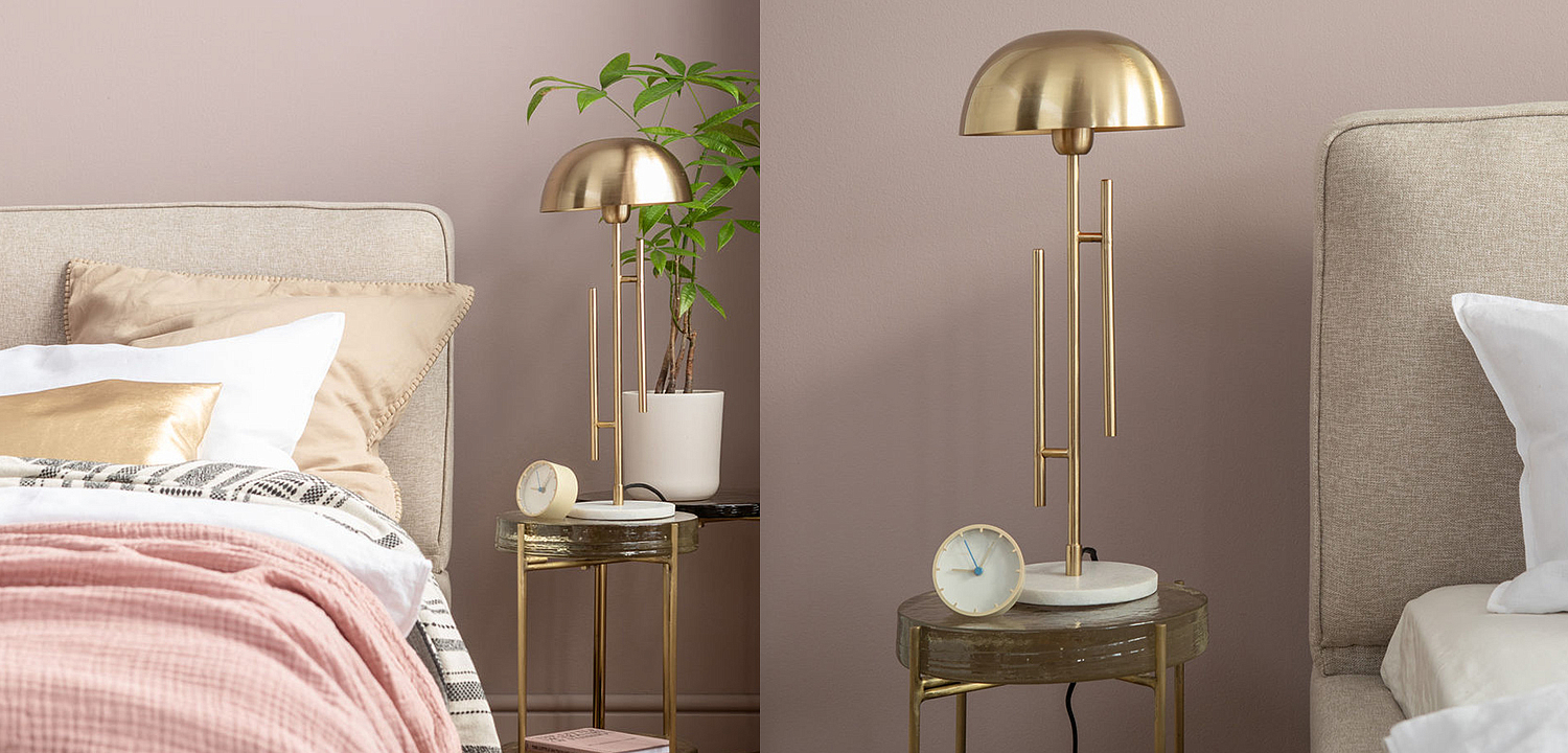 Настольная лампа Geometric Brass Table Lamp Настольная лампа Geometric Brass Table Lamp - Loft-Concept в Костроме