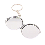 Зеркало брелок карманное двухстороннее из натурального камня Оникс Silver Stone Mirrors варинант исполнения - 6 | Loft Concept в Костроме