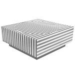 Большой журнальный Стол с инкрустацией Mandika Bone Inlay Coffee Table варинант исполнения - 1 | Loft Concept в Костроме