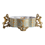 Чаша с орнаментом на бронзовых ножках в виде львов Eden Garden варинант исполнения - 3 | Loft Concept в Костроме