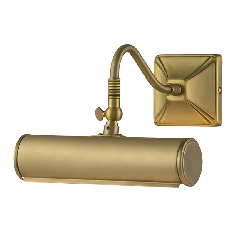 Светильник для картин с коротким цилиндрическим плафоном Elstead Lighting Латунь Бронза в Костроме | Loft Concept 
