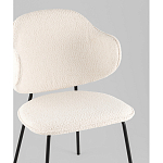 Стул Bellamy букле молочный варинант исполнения - 2 | Loft Concept в Костроме