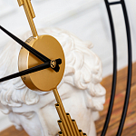 Часы настенные круглые из металла Mirror Tower Clock варинант исполнения - 2 | Loft Concept в Костроме