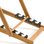 Шезлонг из акации и ткани Argentina варинант исполнения - 9 | Loft Concept в Костроме