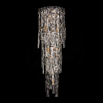 Бра с каскадом из прозрачного хрусталя и корпусом из металла цвета хром Constant Sparks варинант исполнения - 8 | Loft Concept в Костроме