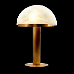 Настольная лампа c абажуром в форме купола из натурального камня  Heavenly Harmony варинант исполнения - 1 | Loft Concept в Костроме