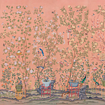 Обои ручная роспись Belvoir Apricot  варинант исполнения - 1 | Loft Concept в Костроме