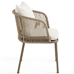 Кресло уличное Bonnie Beige Chair варинант исполнения - 3 | Loft Concept в Костроме