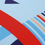 Подушка декоративная из хлопка по мотивам нанайских орнаментов Ural and Siberian Patterns варинант исполнения - 4 | Loft Concept в Костроме