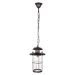 Уличный подвесной светильник с цилиндрическим плафоном на цепи Elysian Lanterns варинант исполнения - 1 | Loft Concept в Костроме