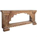 Большая Этническая Консоль с резным орнаментом  варинант исполнения - 1 | Loft Concept в Костроме