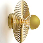 Бра в виде металлического диска Amadis Gold Wall Lamp варинант исполнения - 2 | Loft Concept в Костроме