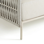 Диван садовый с плетеными ремешками и спинкой  Kleo варинант исполнения - 4 | Loft Concept в Костроме