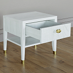 Прикроватная тумбочка с ящиком Elsa Dreams White варинант исполнения - 2 | Loft Concept в Костроме