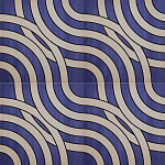 Дизайнерская плитка с узором Круги  варинант исполнения - 1 | Loft Concept в Костроме