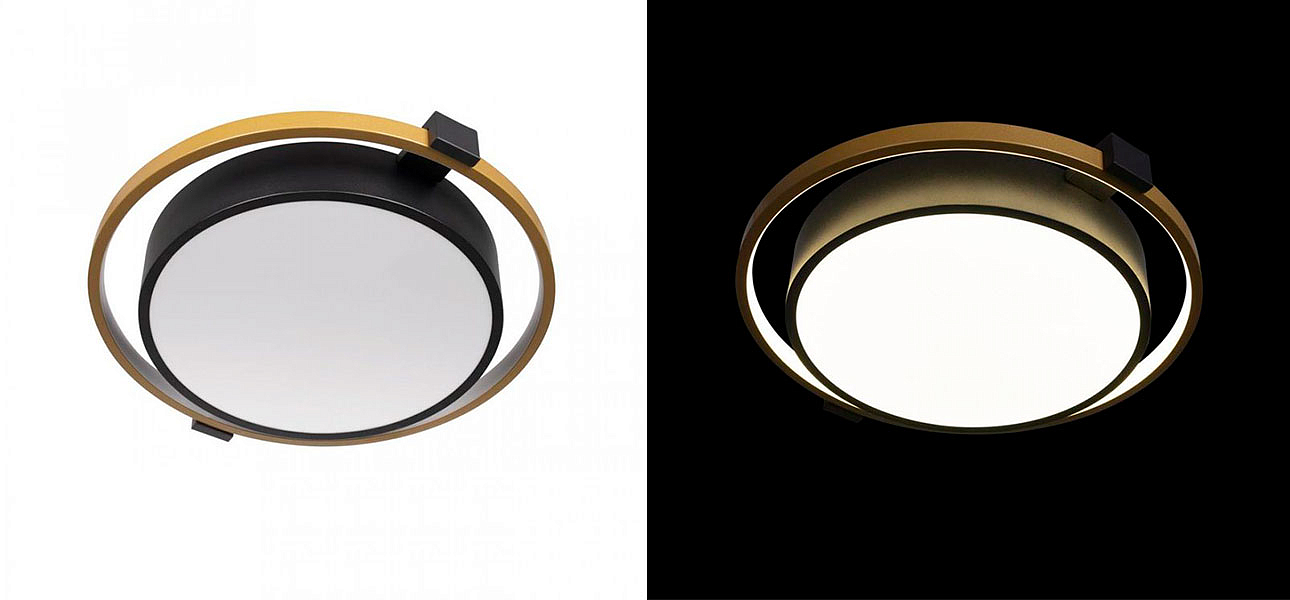 Потолочный светильник Gold Round Saturn Потолочный светильник Gold Round Saturn - Loft-Concept в Костроме