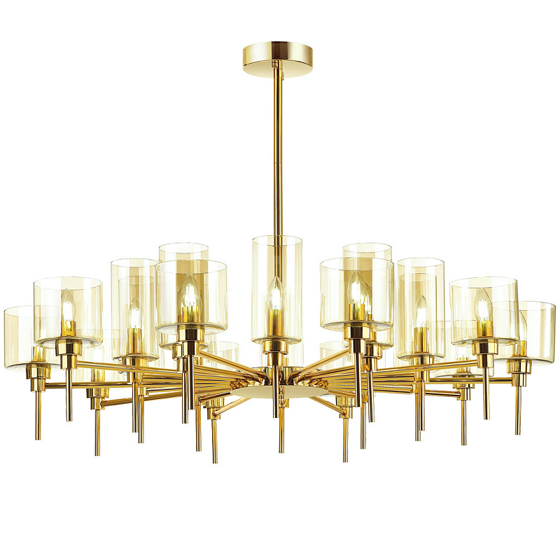 Люстра AXO Light Spillray Gold Lamps 20 Золотой Янтарь (Amber) Люстра AXO Light Spillray Gold Lamps 20 Золотой Янтарь (Amber) в Костроме | Loft Concept