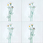 Плитка с узором Ромашки варинант исполнения - 1 | Loft Concept в Костроме