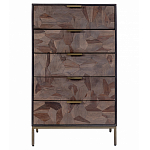 Высокая тумба с выдвижными ящиками Mosaic варинант исполнения - 1 | Loft Concept в Костроме