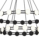 Люстра двухъярусная с круглыми светодиодными источниками света Maxine Light варинант исполнения - 5 | Loft Concept в Костроме