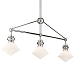 Люстра линейная с ромбовидными плафонами Pointed Diamond Shade варинант исполнения - 2 | Loft Concept в Костроме